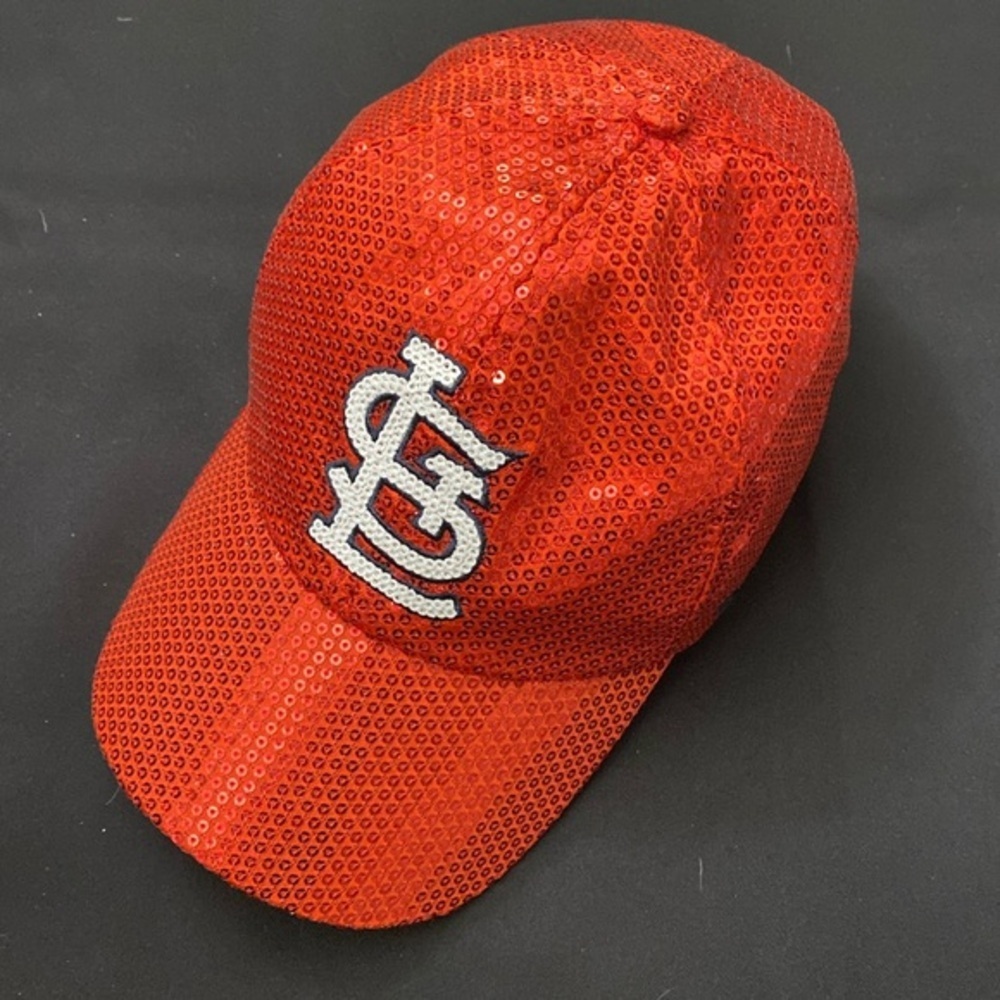 St. Louis Cardinals 47 Brand LIMITED EDITION BLING SEQUIN SPARKLE HAT MLB - Picture 5 of 12